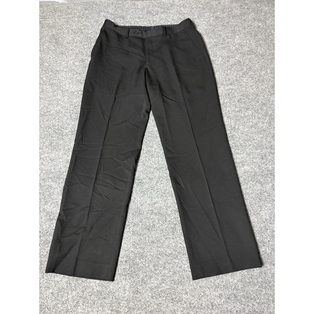 Michael Kors Dress Pants Mens 32x29 Black Regular Fit Straight Business Office